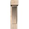 Ekena Millwork Thorton Block Smooth Bracket w/ Offset Brace, Douglas Fir, 5 1/2"W x 18"D x 22"H BKT0604X18X22THR05SDF - alternate 4